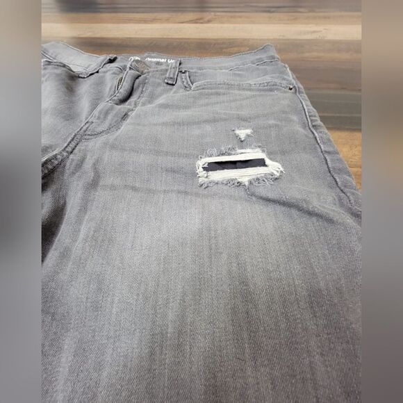 Original Use Skinny Jean Short Ripped Distressed Denim Gray Wash Men's Size 30 - Picture 3 of 10